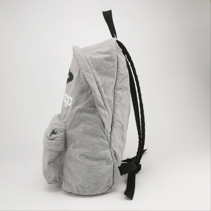 Balenciaga Explorer Gray Logo Leather Backpack