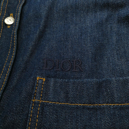 Dior Denim Button-Down Shirt Jacket L/41