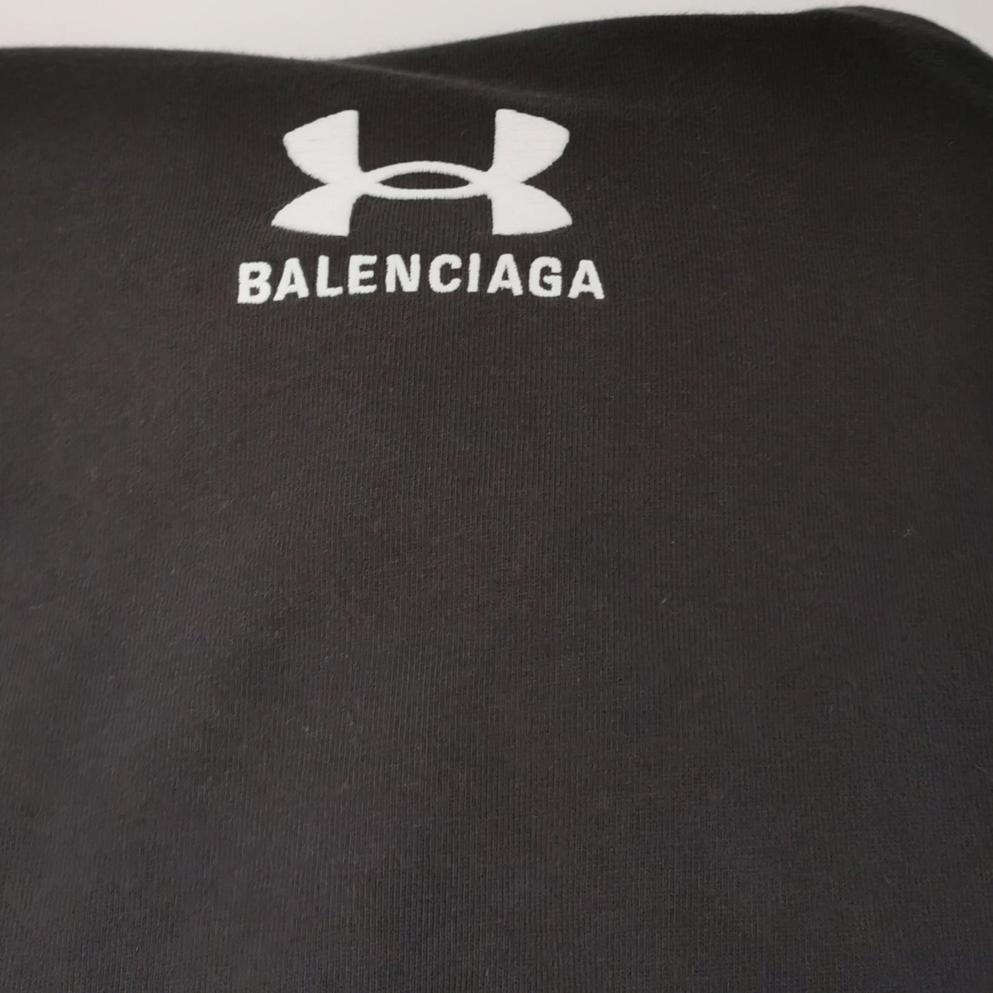 Balenciaga x Under Armour Black Logo T-Shirt