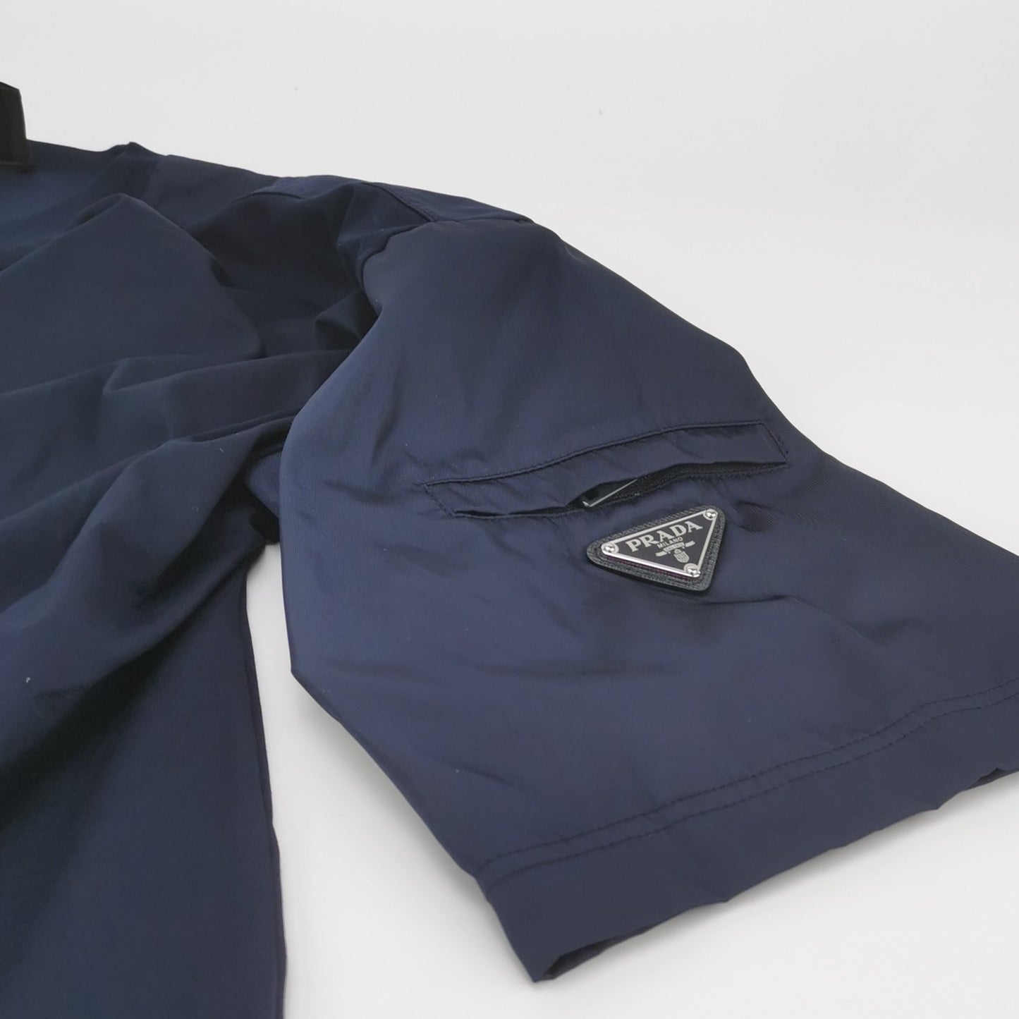 Prada Cotton Solid Black T-Shirt L/52