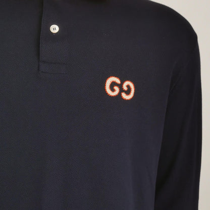 Gucci M Cotton Colorblock Collar Polo Shirt