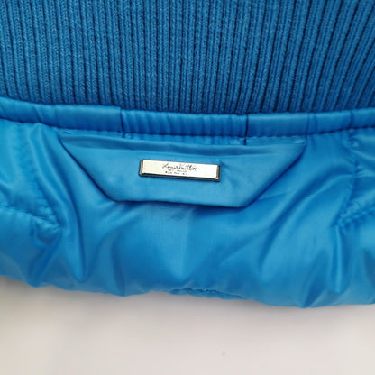 Louis Vuitton Blue Quilted Zip Cotton Jacket L