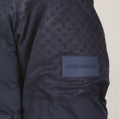 Louis Vuitton Black Monogram Hooded Puffer Jacket