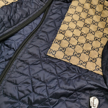 Gucci S Size Quilted Jacket with GG Monogram
