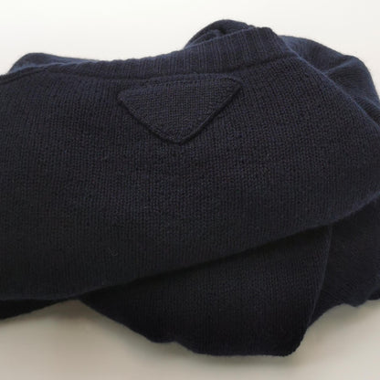 Prada V-Neck Single-Breasted Long-Sleeve Cardigan