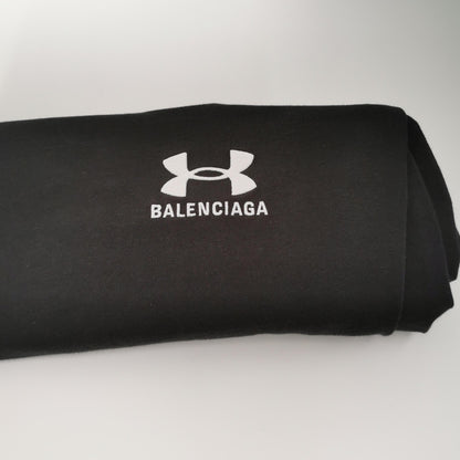 Balenciaga Black High-Neck Logo T-Shirt