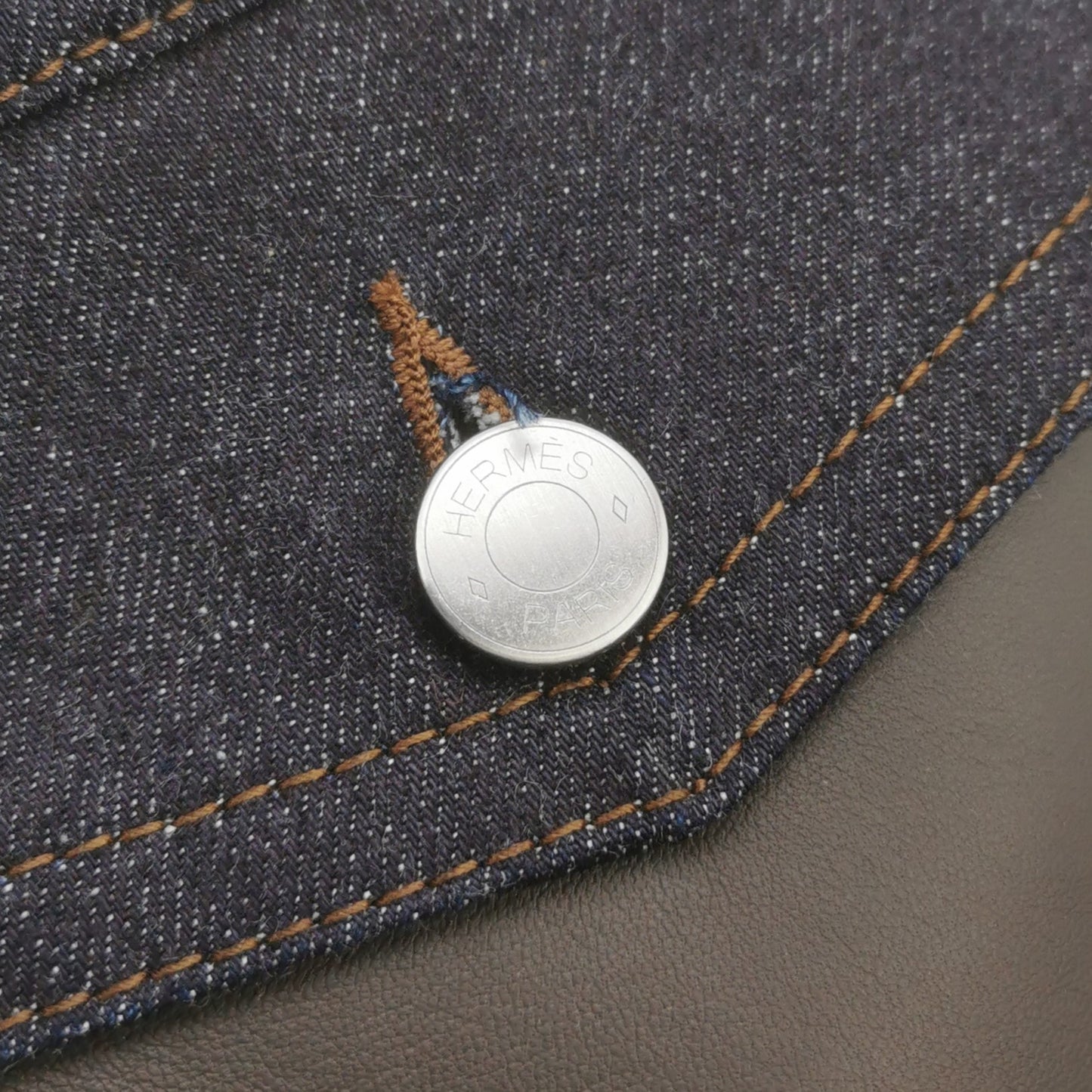 Louis Vuitton Cotton Logo Denim Jacket Size 48