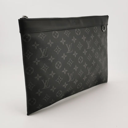 Louis Vuitton Monogram Leather Document Clutch