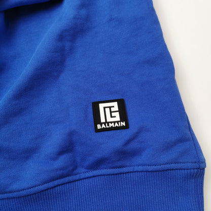 Lanvin XS Cotton Logo Crewneck Long-Sleeve Sweatshirt