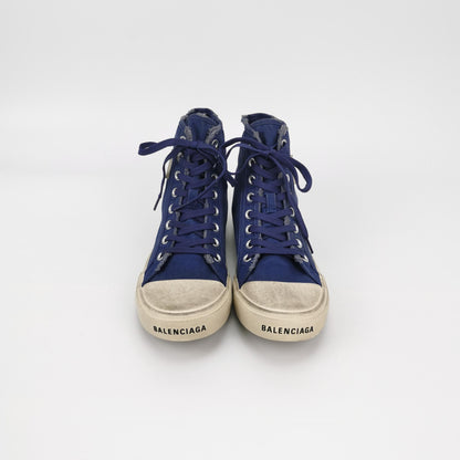 Balenciaga Distressed Canvas High-Top Casual Shoes 41