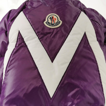 Moncler Purple Logo Puffer Jacket S Size