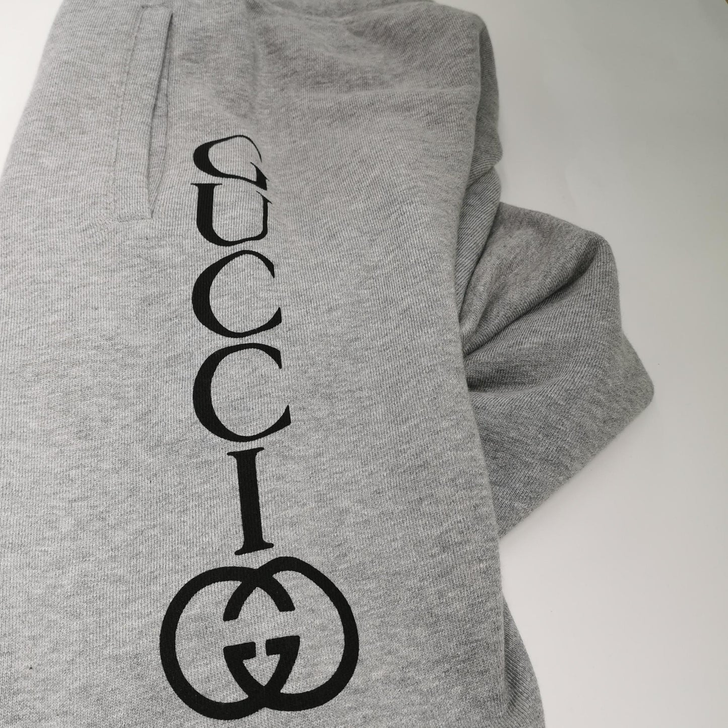 Gucci Cotton Letter Logo Drawstring Shorts M