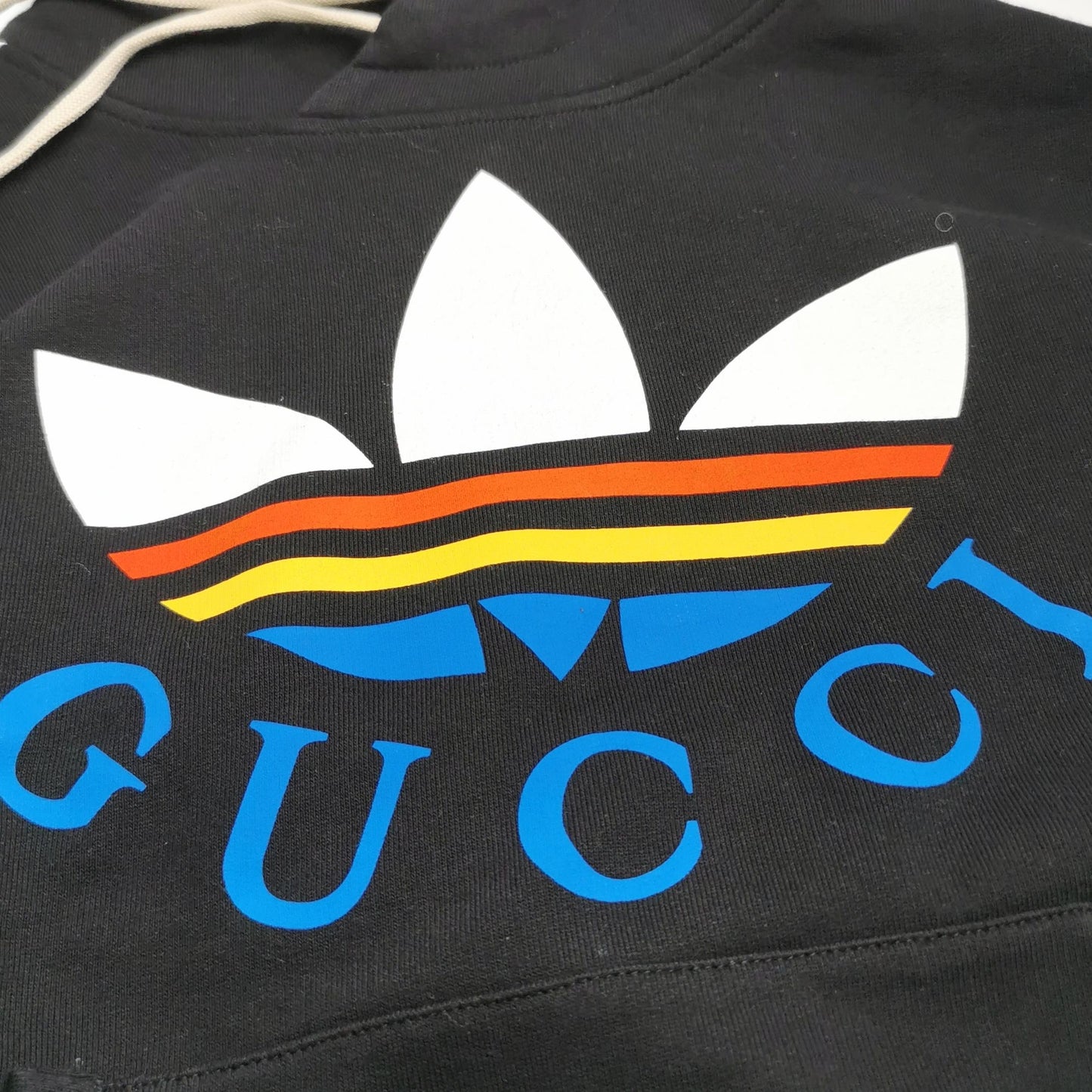 Gucci x Adidas Collaboration Logo Hoodie S