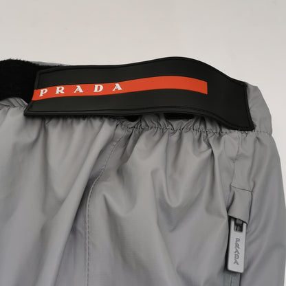 Prada Logo Gray Trousers XL (54) Like