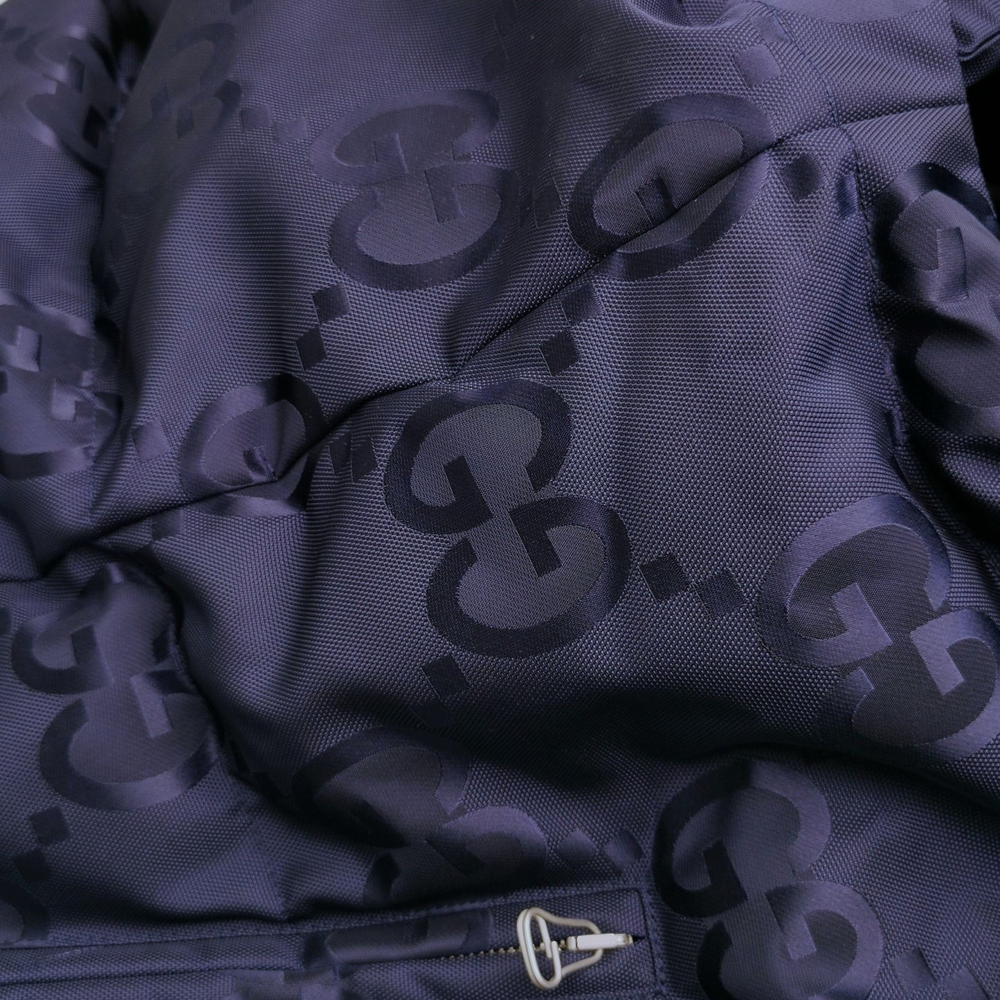 Gucci Double G Logo Hooded Zip Down Vest M