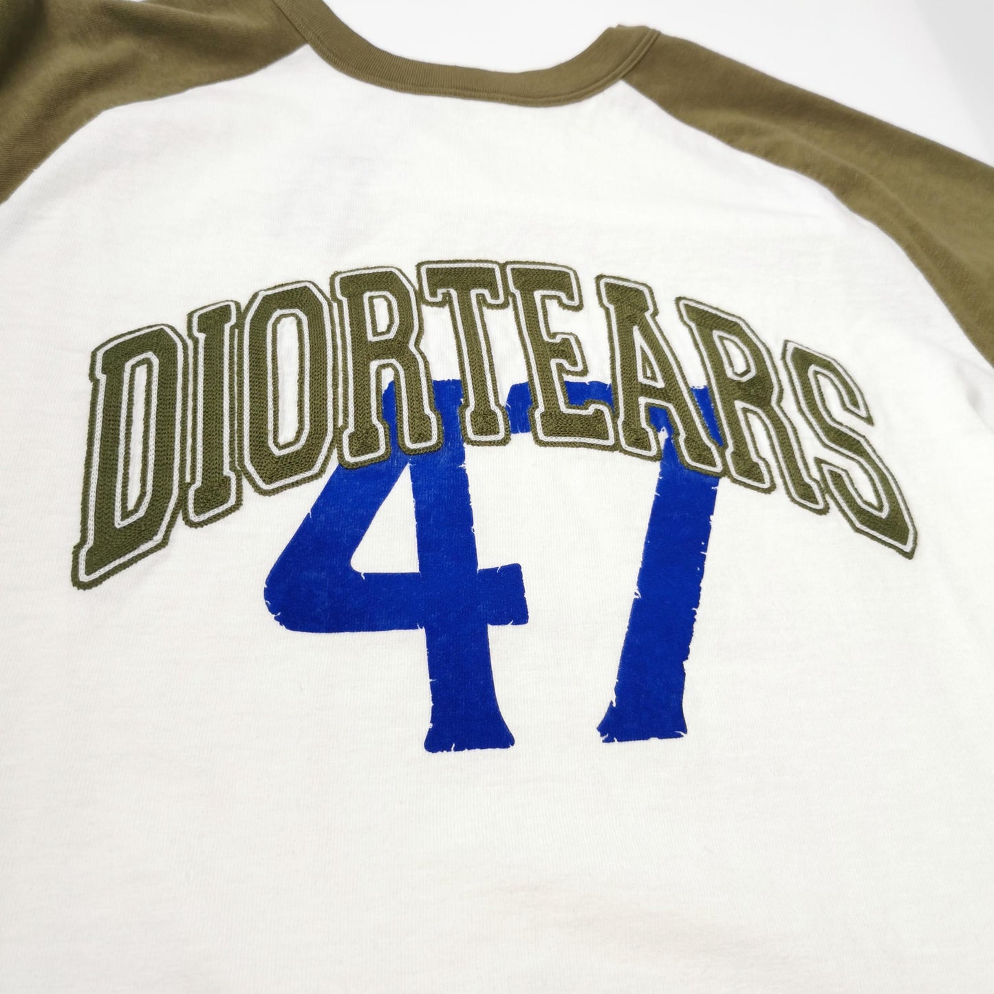 Dior Color-Block Logo Raglan T-Shirt XL