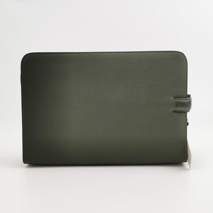 Balenciaga ACE Collab Calfskin Solid Vintage Clutch