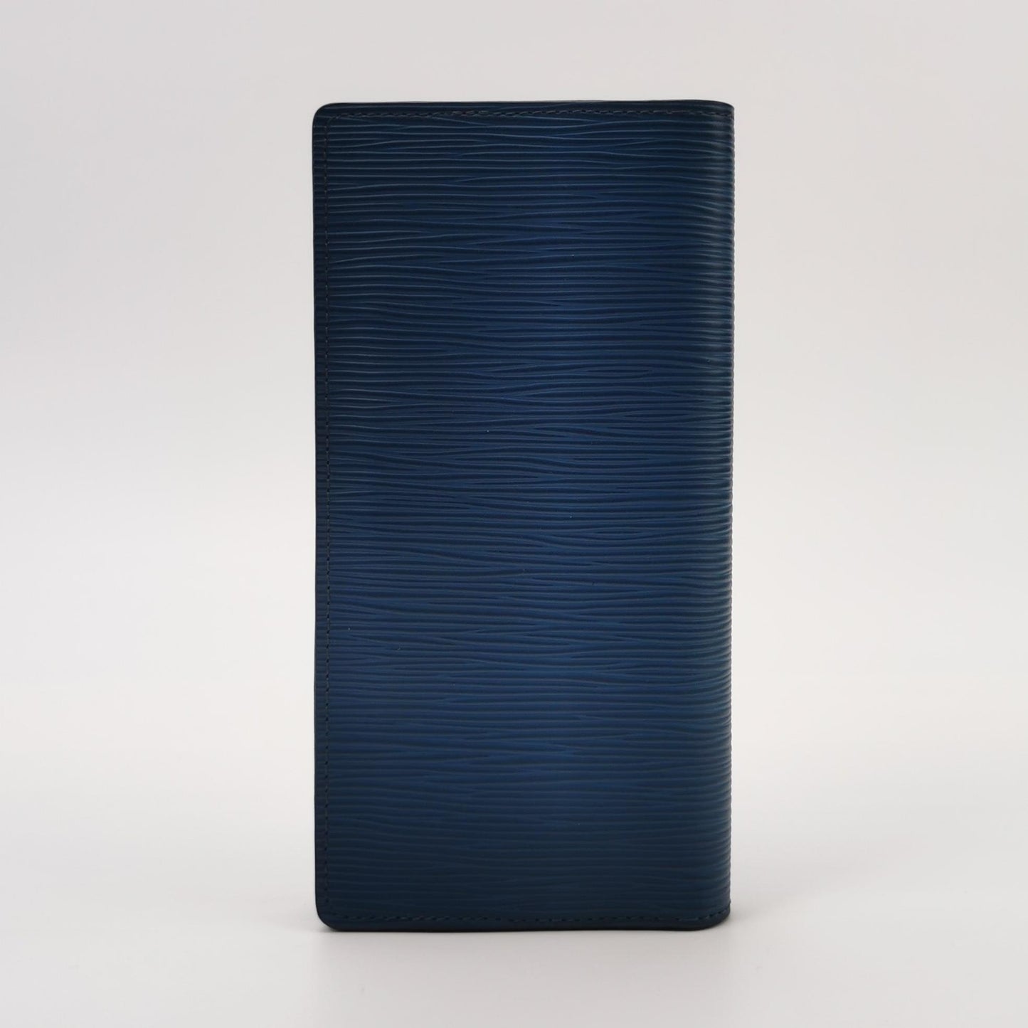 Louis Vuitton Brazza Blue Epi Leather Bifold Wallet