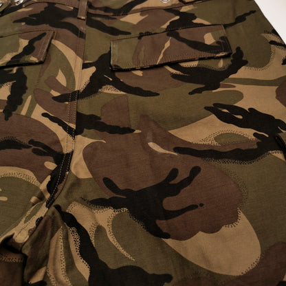 Camouflage Print Cargo Shorts