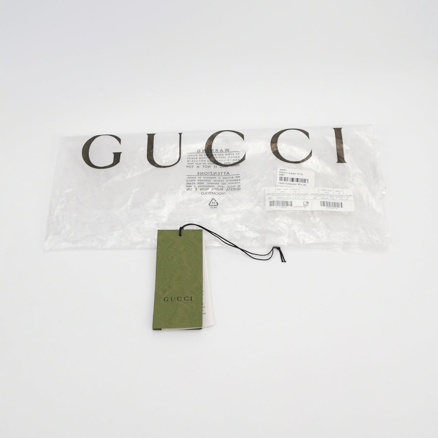 Gucci XS Color-Block Zip Cotton Jacket