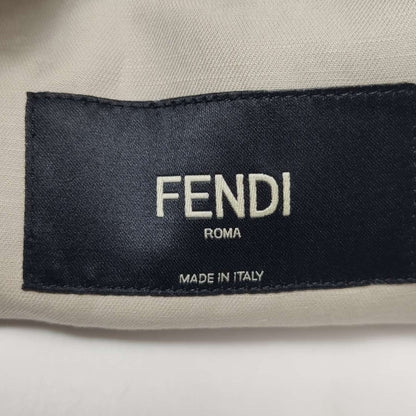 Fendi Cotton-Linen Lapel Jacket M