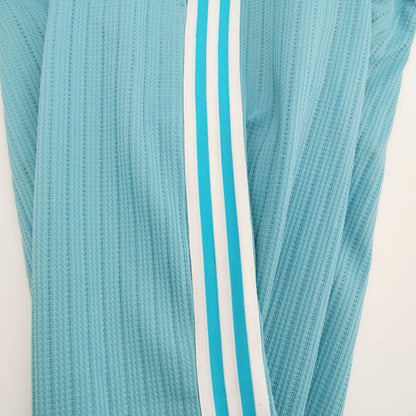 Gucci x Adidas Cotton Logo Blue Striped Pants