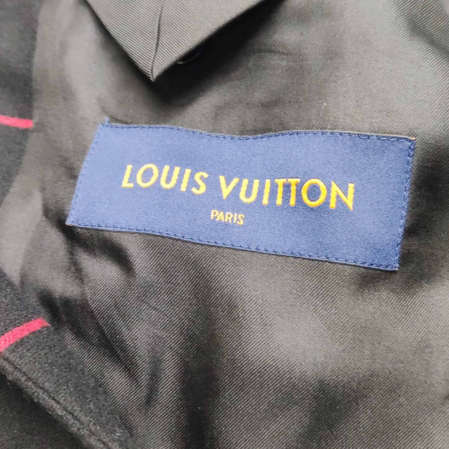 Louis Vuitton Wool-Cotton Colorblock Grid Blazer