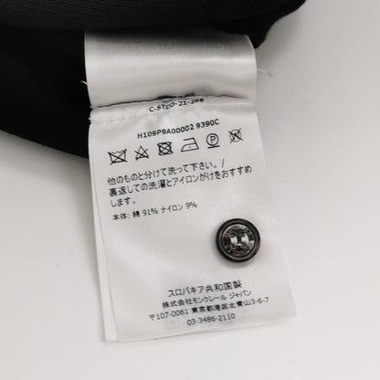 Moncler L Cotton Solid Collar Long-Sleeve Knit