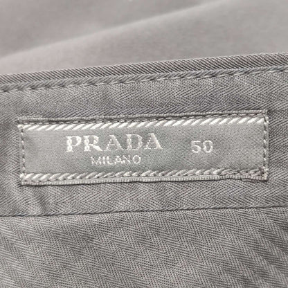 Prada Unused Solid Black Trousers L/50