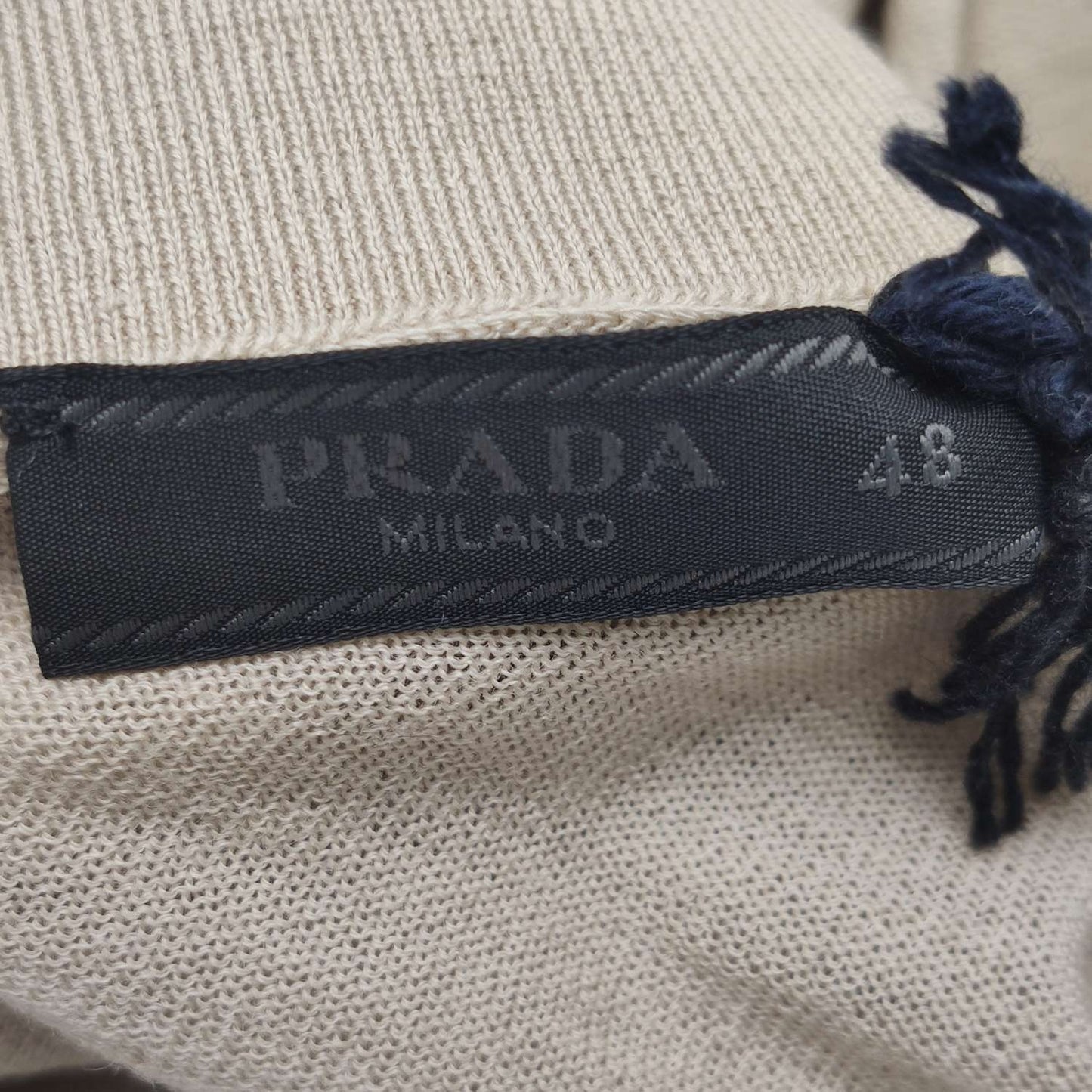 Prada Wool V-Neck Single-Breasted Cardigan M