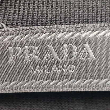 Prada Wool Solid V-Neck Sweater Size L