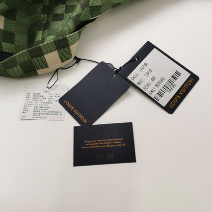 Louis Vuitton Damier Contrast Collar Jacket Size 48