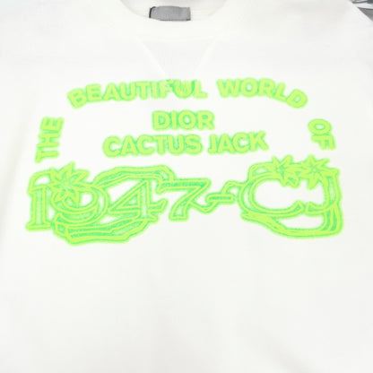 Dior Cactus Jack Collab Cotton Crewneck Sweatshirt XS