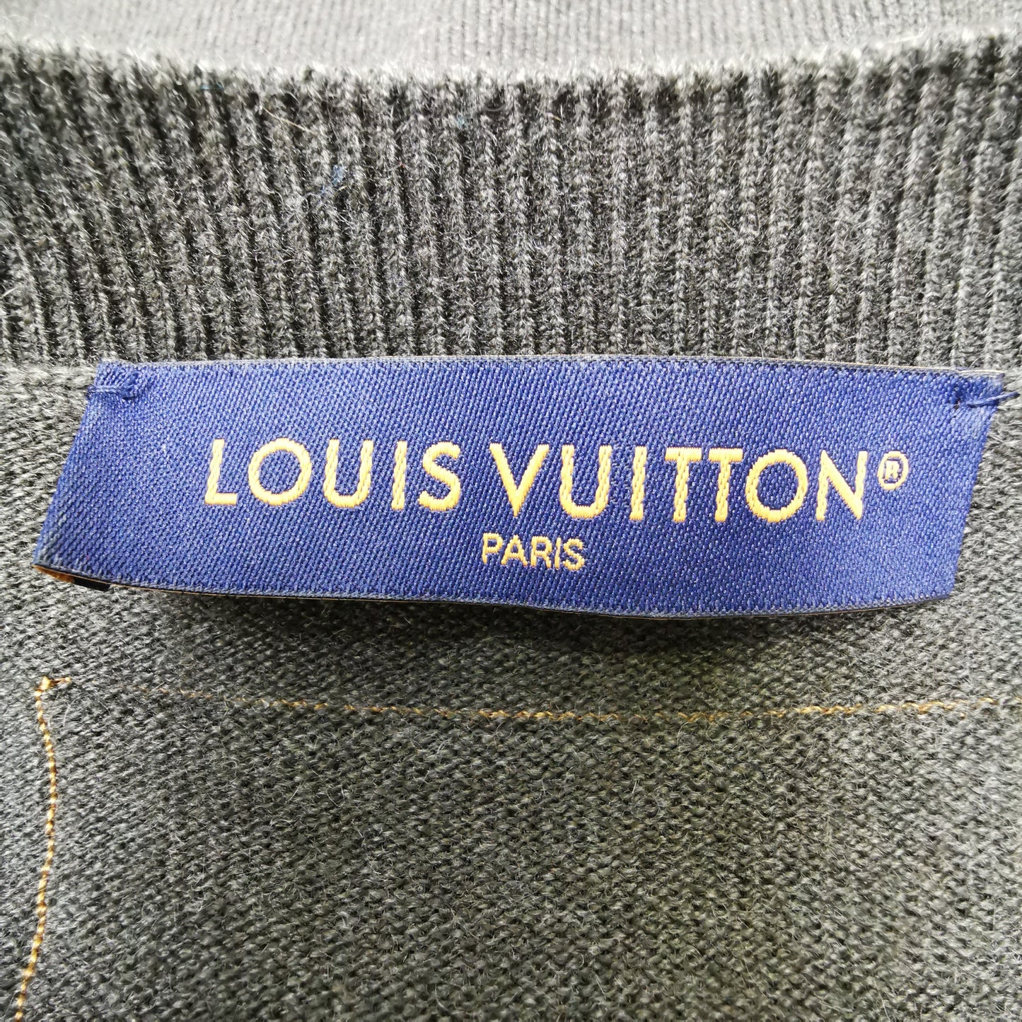 Louis Vuitton Cashmere-Silk Blend Long-Sleeve Sweater XL