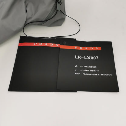 Prada Logo Gray Trousers XL (54) Like