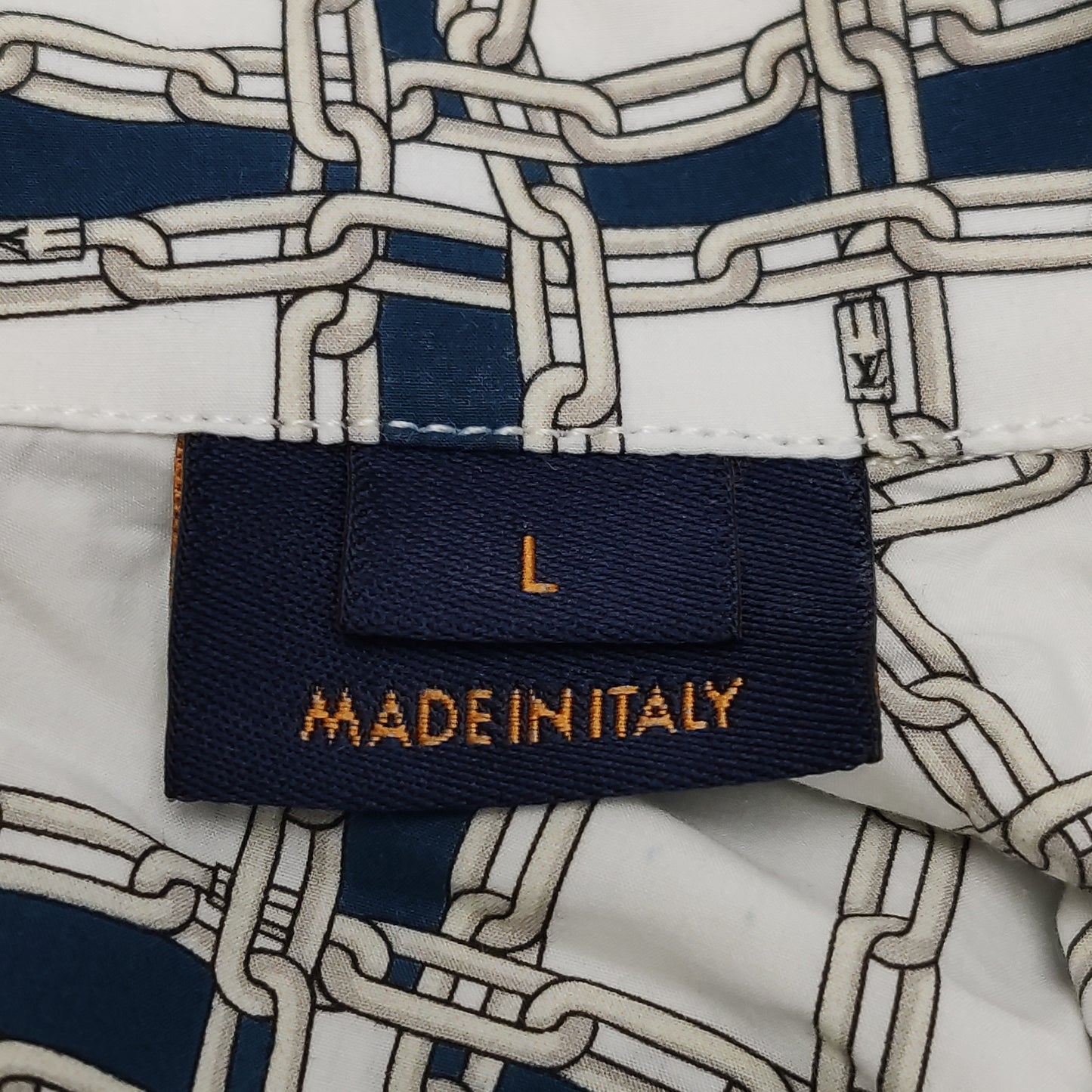 Louis Vuitton L Checkered Short-Sleeve Shirt