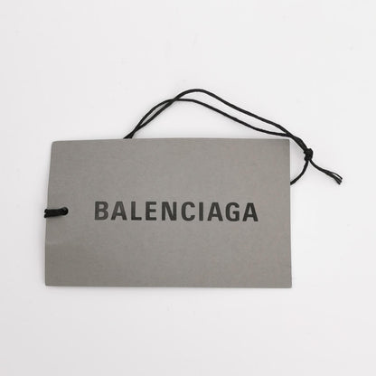 Balenciaga XS Wool Blend Colorblock Logo V-Neck Sweater