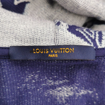 Louis Vuitton Monogram Scarf Print Tie-Dye Short-Sleeve Hoodie XS