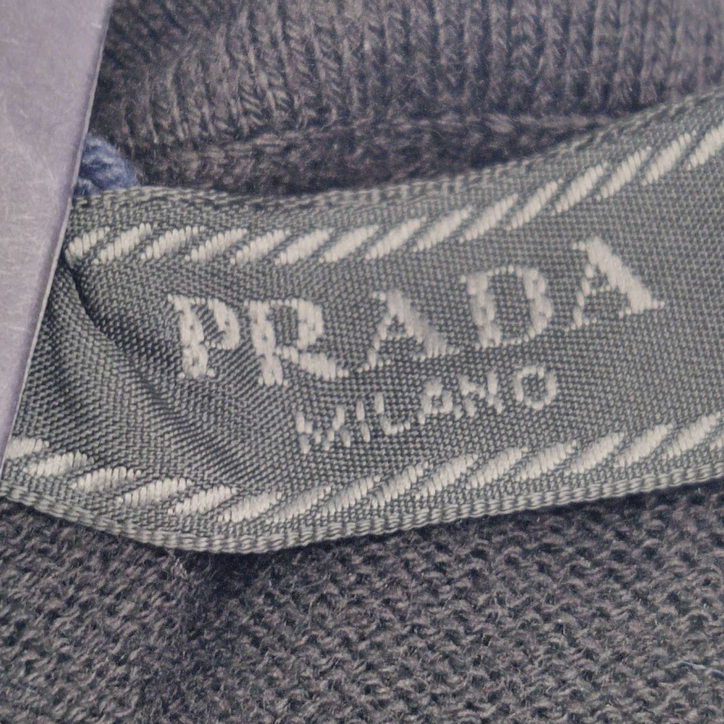 Prada Solid Collar Cotton Knit Shirt S