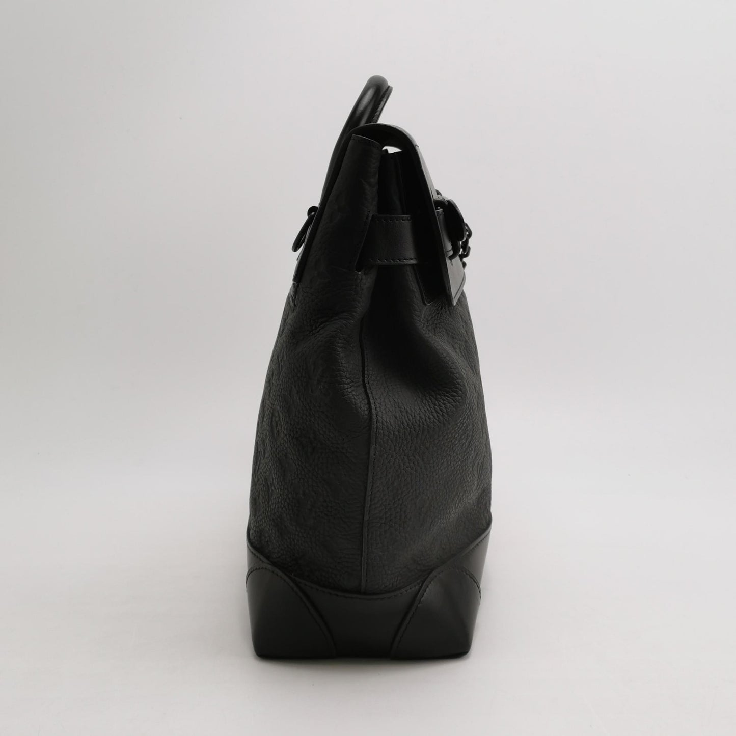 Louis Vuitton Steamer Black Embossed Crossbody Bag