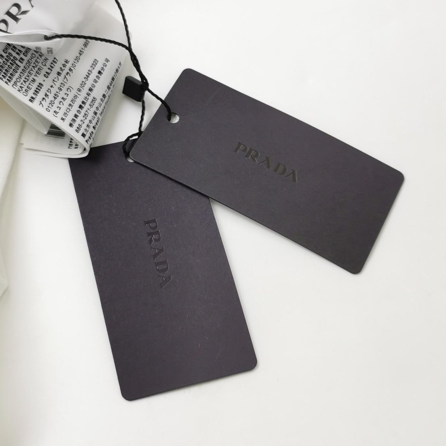 Prada Cotton Logo Crewneck T-Shirt Size M