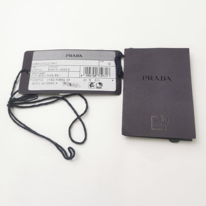 Prada Cotton Solid Black T-Shirt L/52