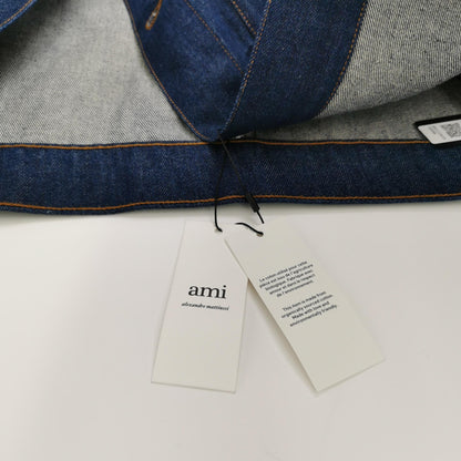 AMI Alexandre Mattiussi Denim Button-Front Jacket S