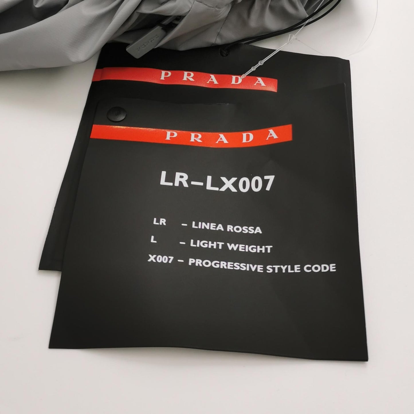 Prada Logo Like- Gray Trousers L/50