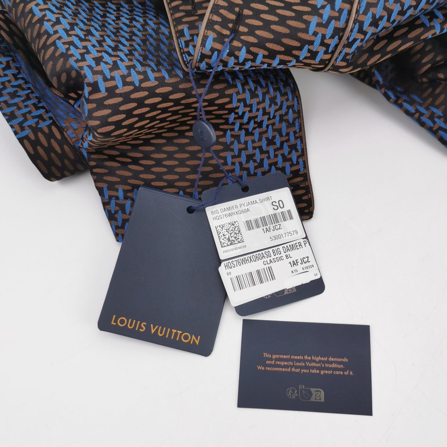 Louis Vuitton XL Checkered Wool Shirt Jacket