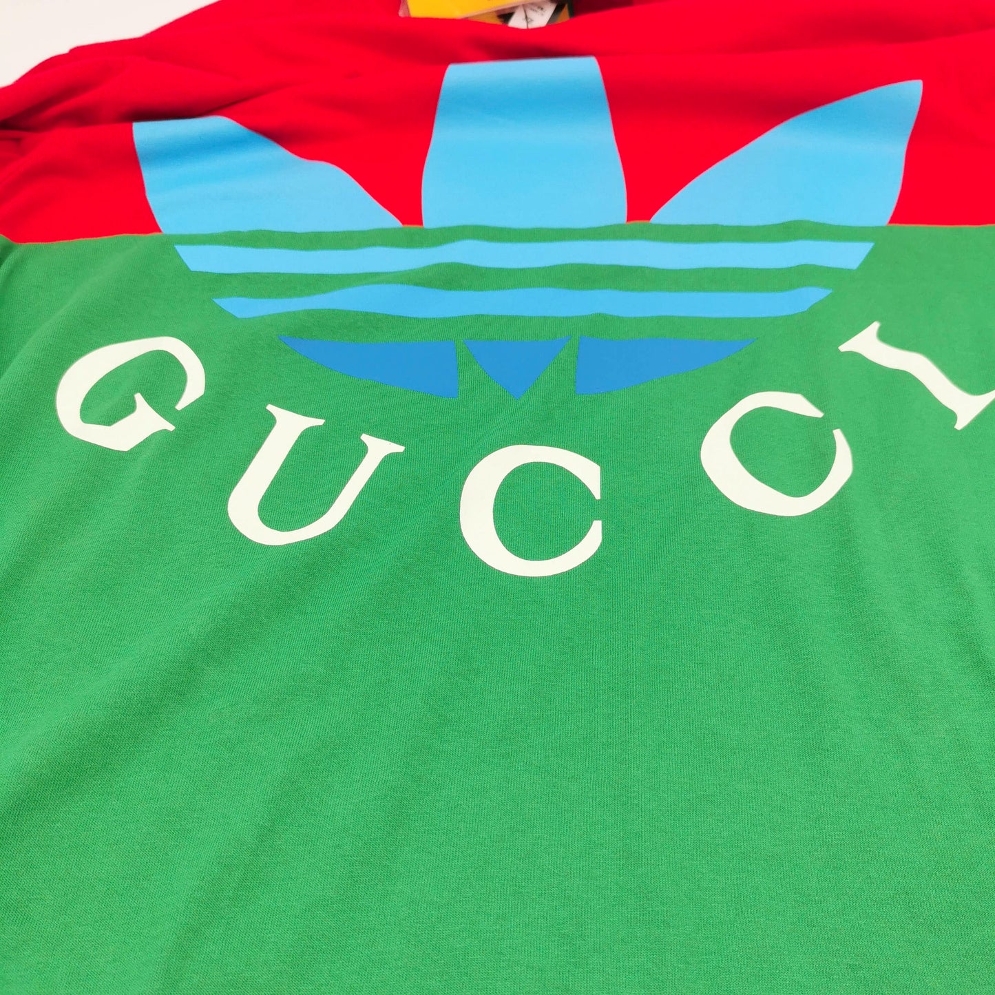 Gucci x Adidas Colorblock Logo Sweatshirt L