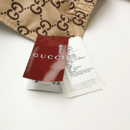 Gucci GG Monogram Logo Hooded Jacket L