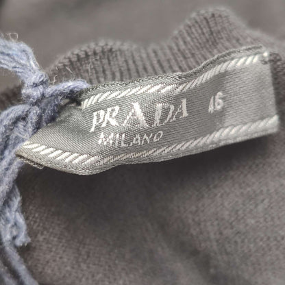 Prada Cotton Crewneck Knit Sweater S/46