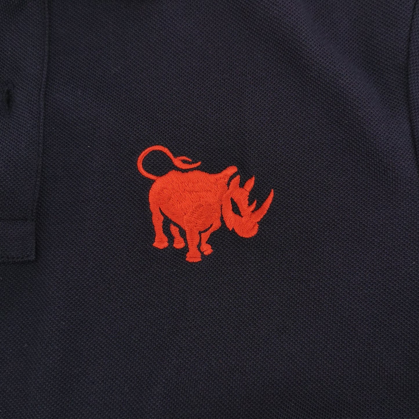 Prada S Size Navy Red Accent Polo Shirt