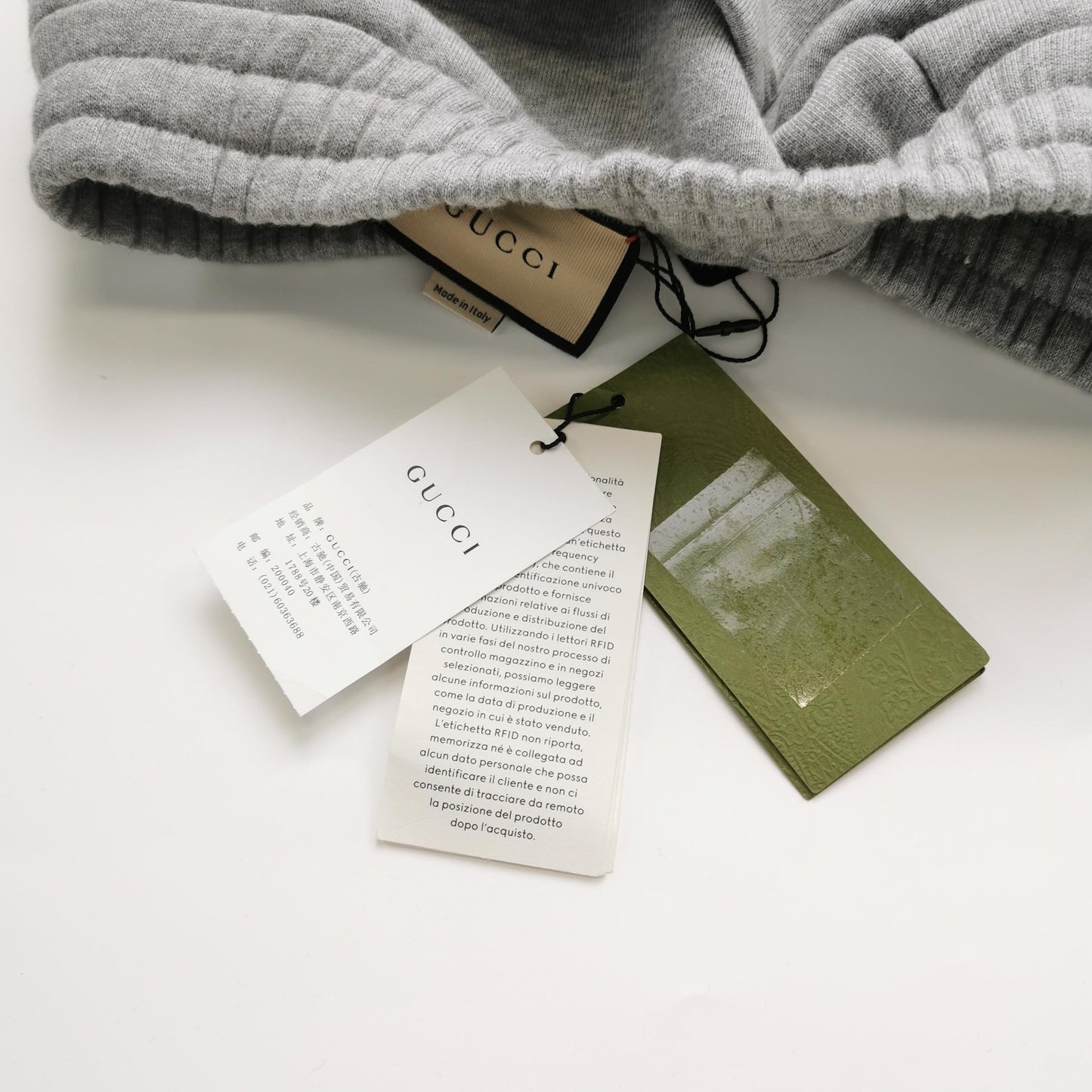 Gucci XXL Cotton Letter Logo Sweatpants